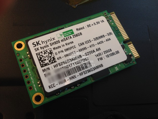 XPS14の内蔵SSD