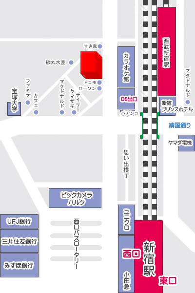 新宿店地図