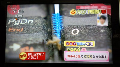 NHK放送歯間ブラシ